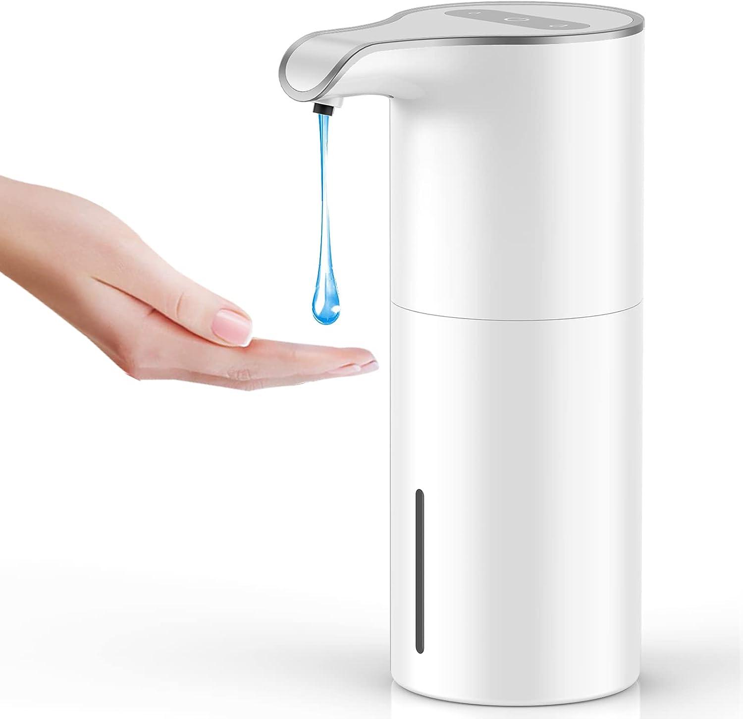 White Automatic Touchless Liquid Soap Dispenser with Motion Sensor