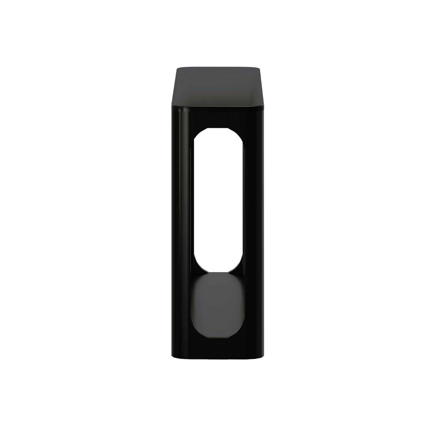 Plank+Beam 46" Solid Wood Console Table, Conture Rounded Edge Sofa Table, Narrow Entryway Table, Console Tables for Entryway, Black