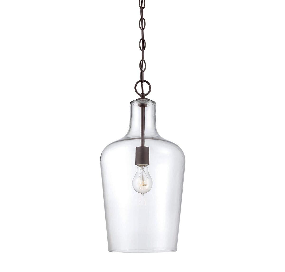 Savoy House Franklin 1 - Light Pendant in  English Bronze