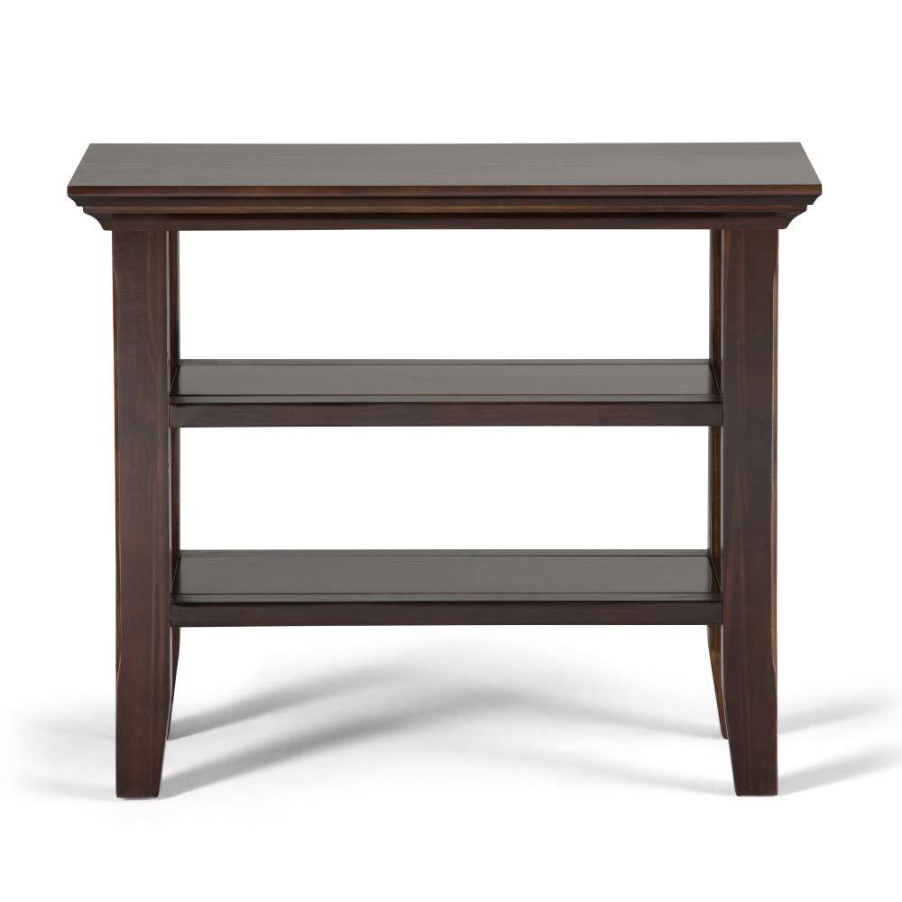 Lark Manor™ Solid Wood Transitional Table with Open Shelves