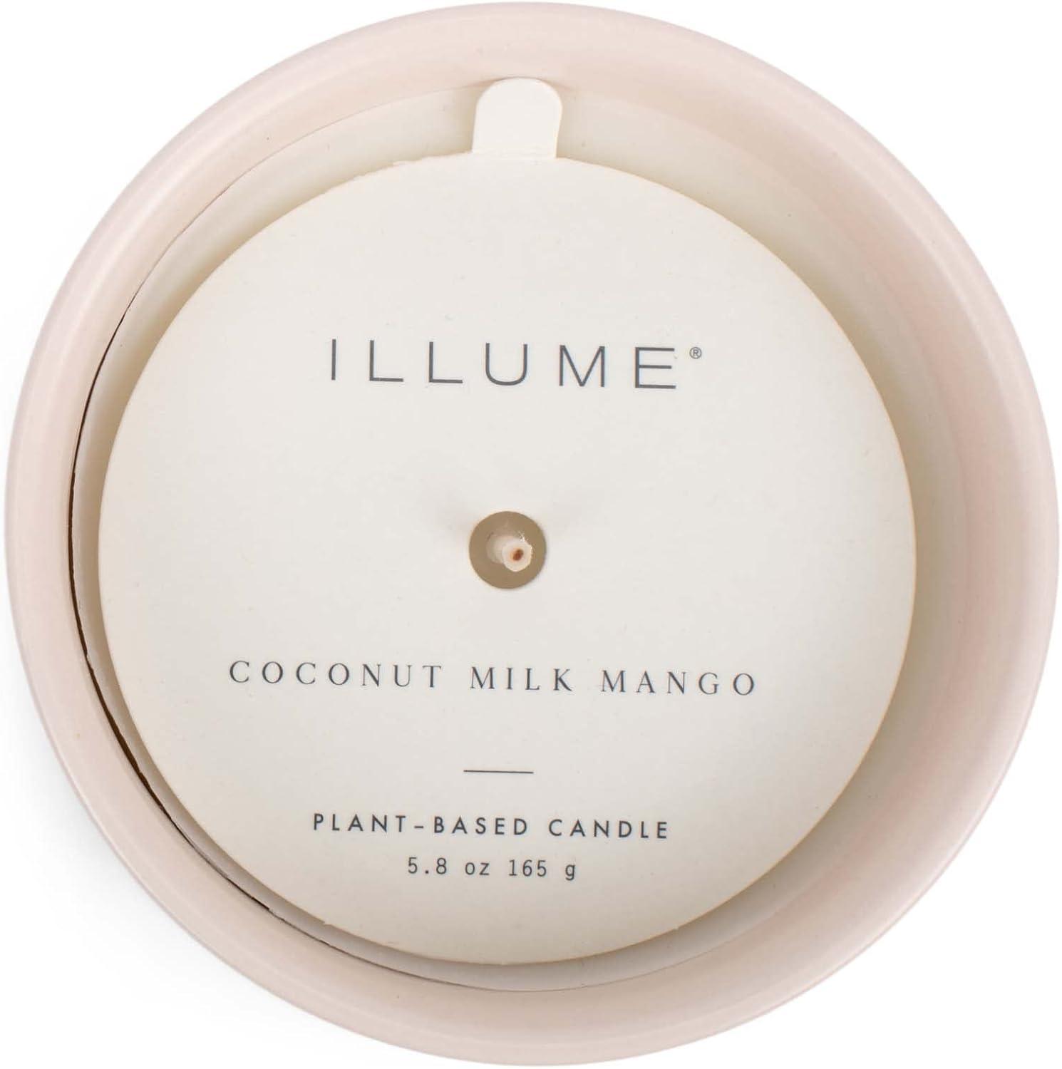 ILLUME Beautifully Done Baltic Glass Candle, Coconut Milk Mango