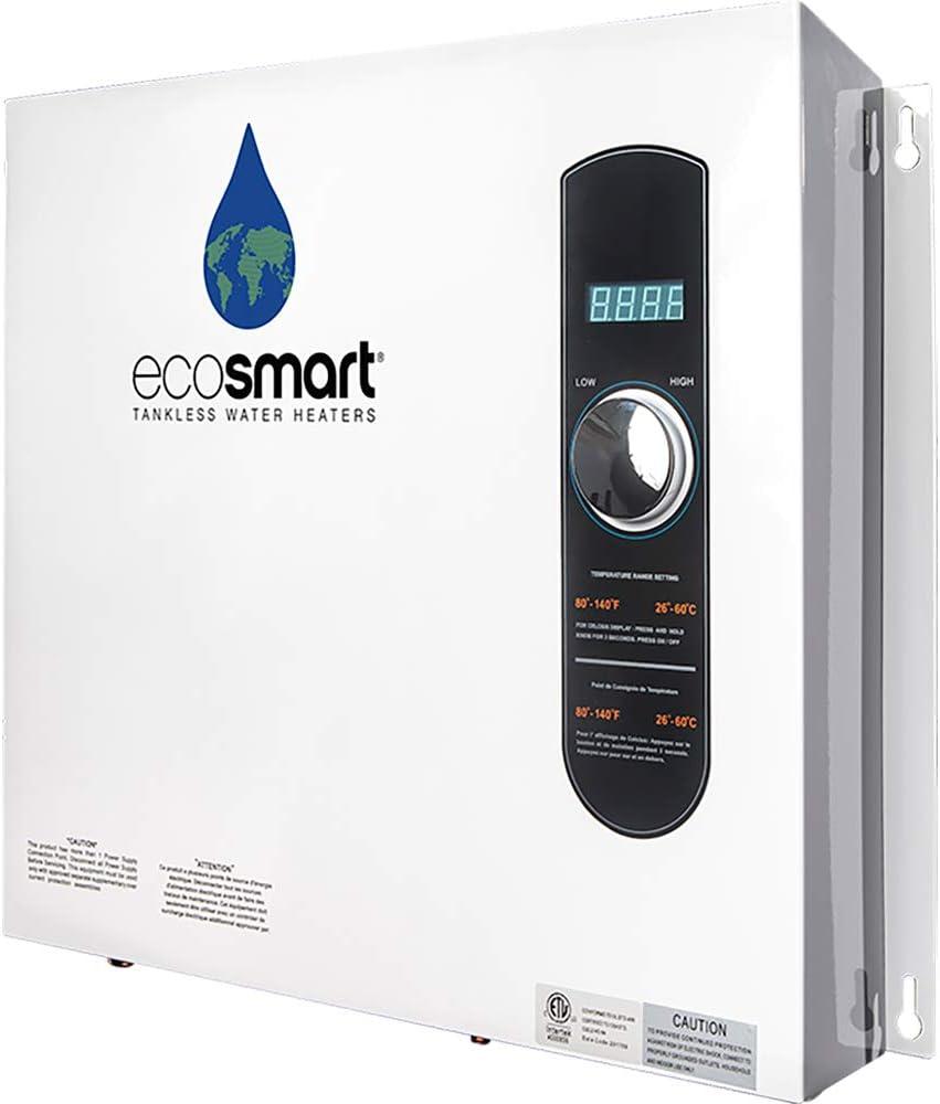 EcoSmart ECO36 36 kW 240V Self-Modulating Electric Tankless Water Heater