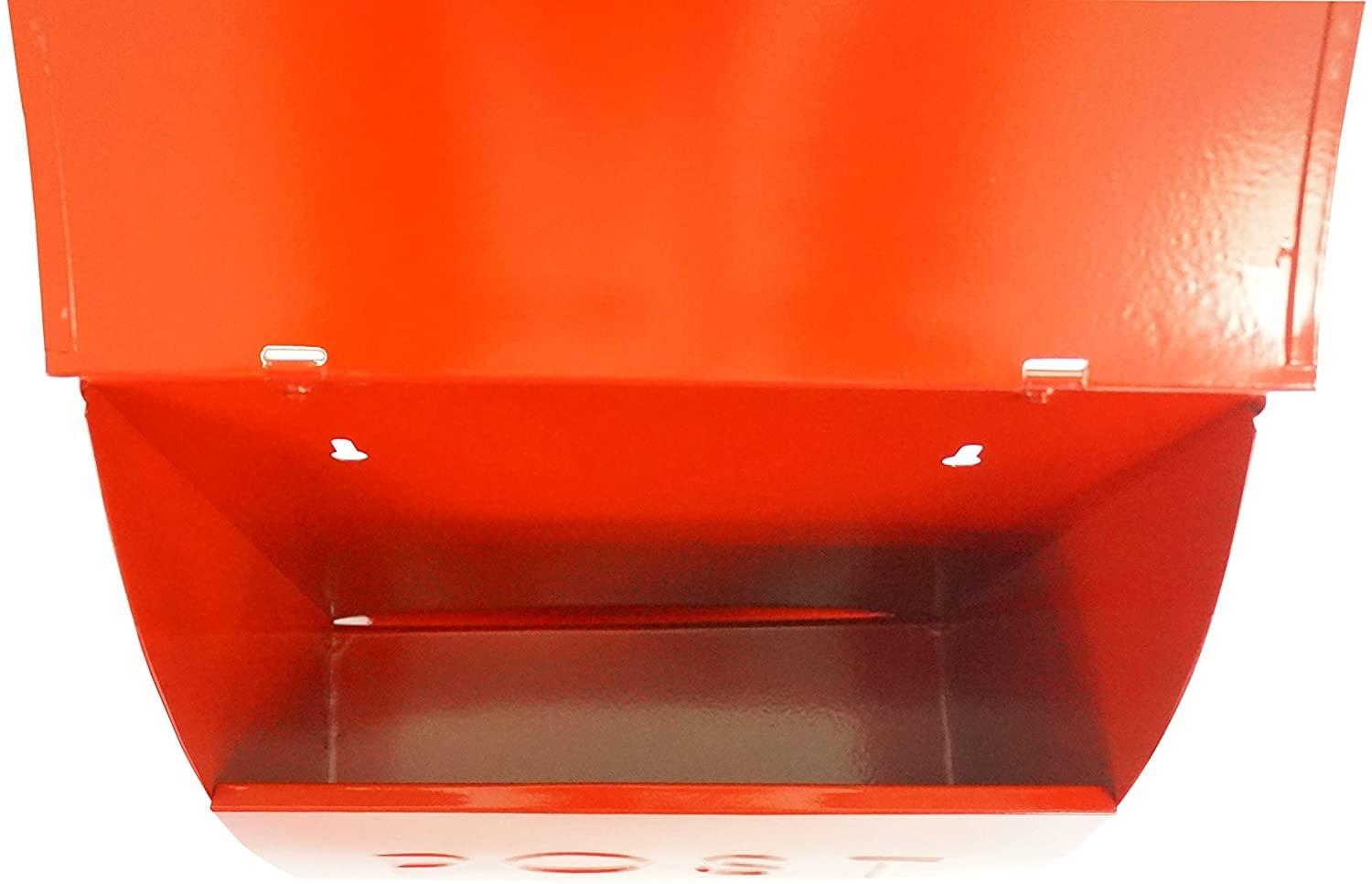 NACH Milano Pointed Post Wall Mounted Mailbox