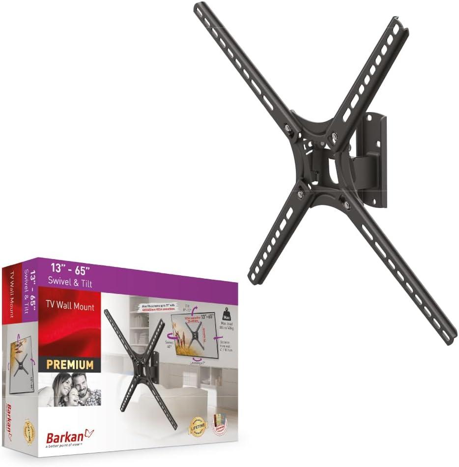 Barkan 13" - 65" Swivel & Tilt TV Wall Mount