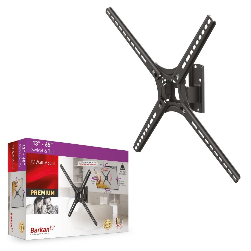 Barkan 13" - 65" Swivel & Tilt TV Wall Mount