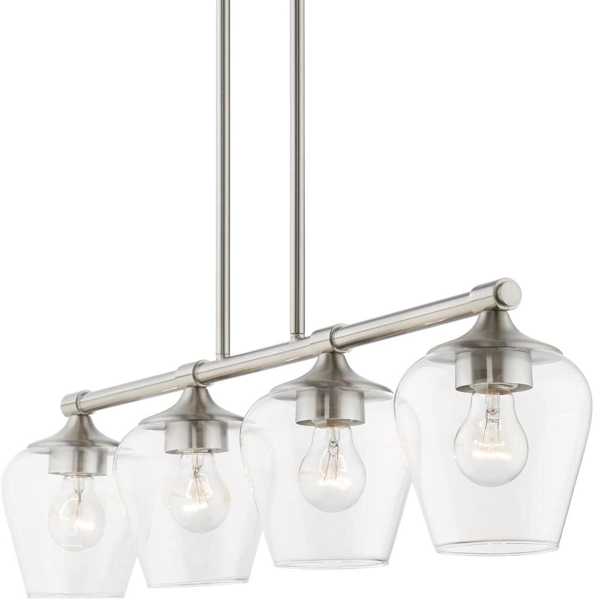 Livex Lighting Willow 4 - Light Chandelier in  Brushed Nickel
