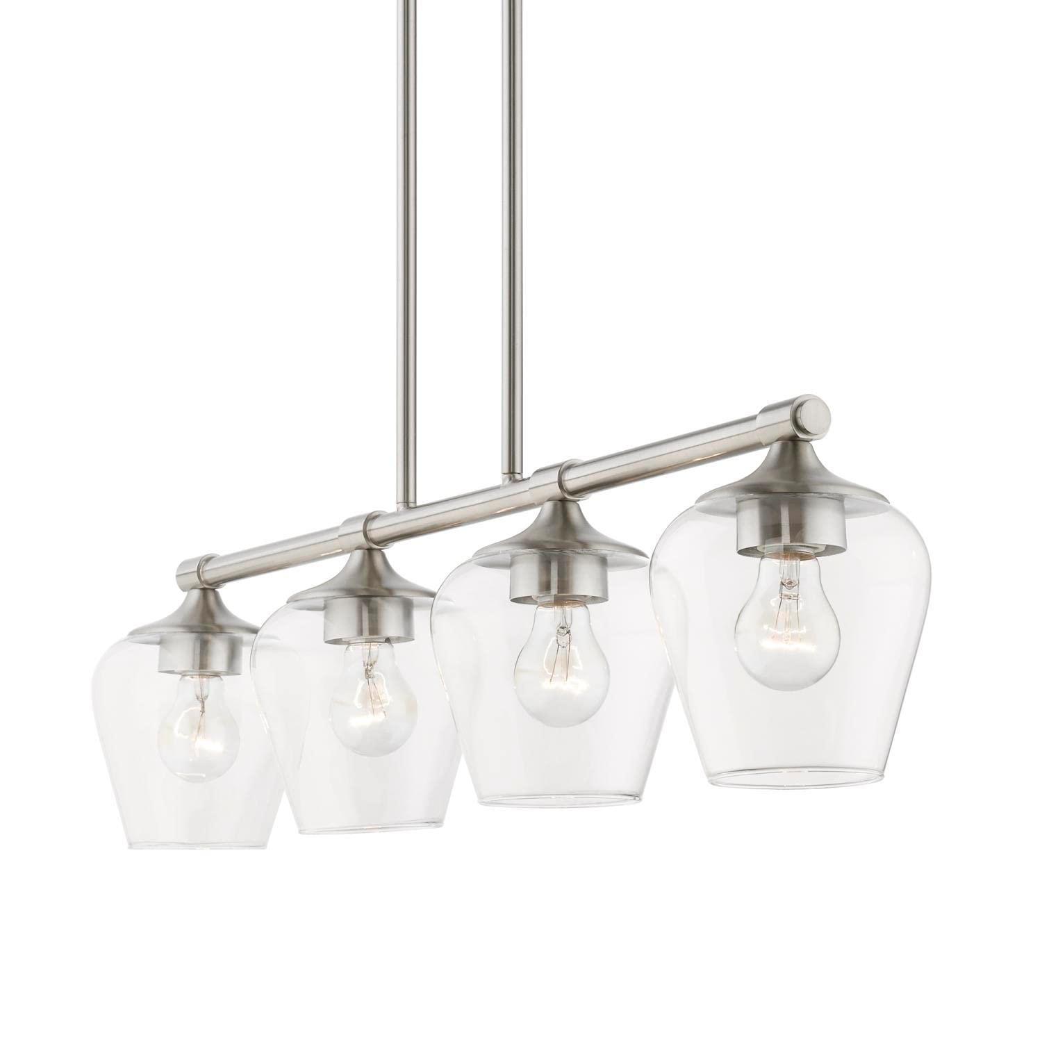 Livex Lighting Willow 4 - Light Chandelier in  Brushed Nickel
