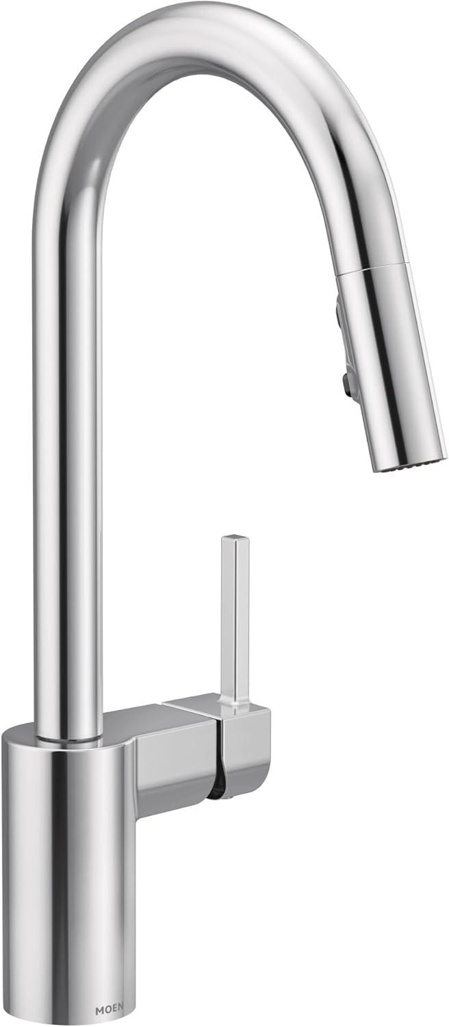 Moen Align One Handle Modern Kitchen Pulldown Faucet with Reflex and Power Clean Technology