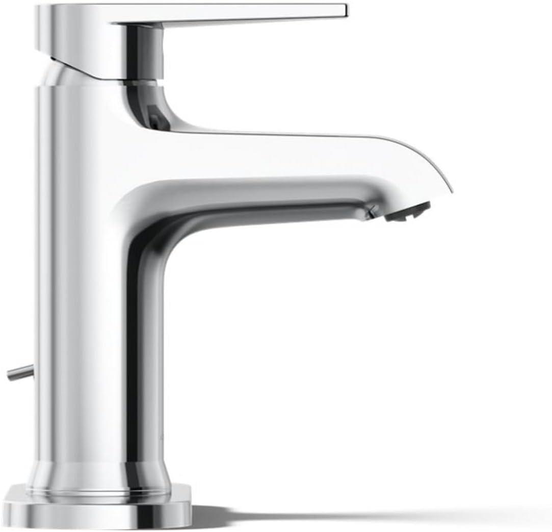 Hint Single-Handle Bathroom Sink Faucet with Escutcheon and Pop-Up Drain, 1.2 GPM