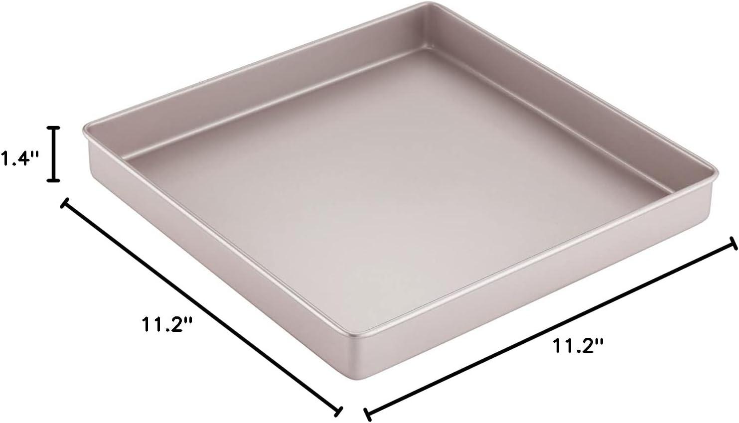 Champagne Gold Non-Stick 11-Inch Square Baking Sheet Pan