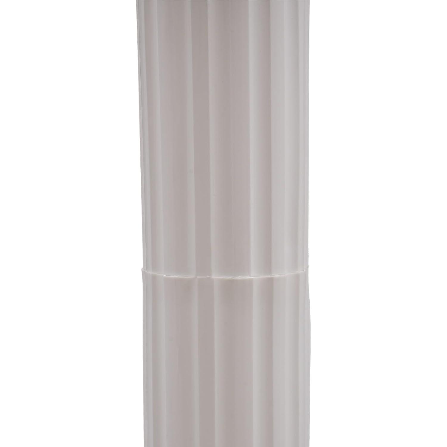 Roman Columns Plastic Wedding Stand Pillar Greek Statue Plant Stand Elegant Event Party Decorative Pedestal Flower Pot Holder Decor (4Pcs, 11.81x35.43 Inch)