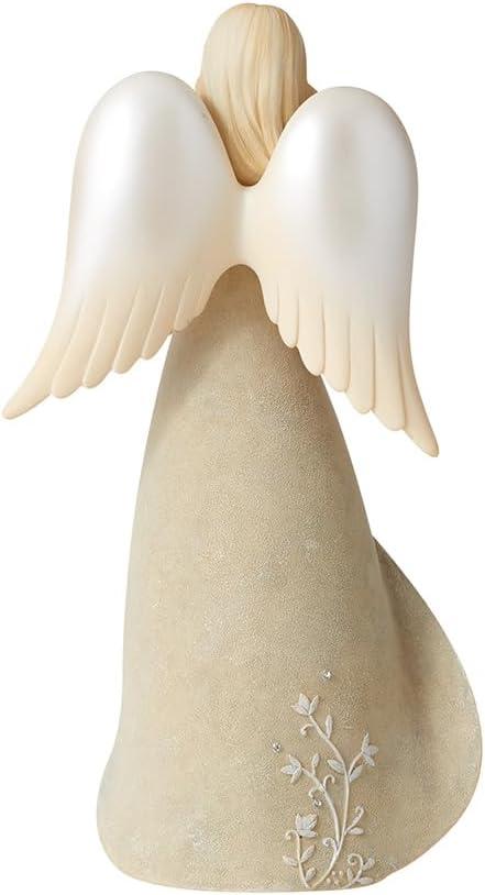 Enesco 6006505 Foundations Heart Hold You in Heaven Bereavement Angel Figurine