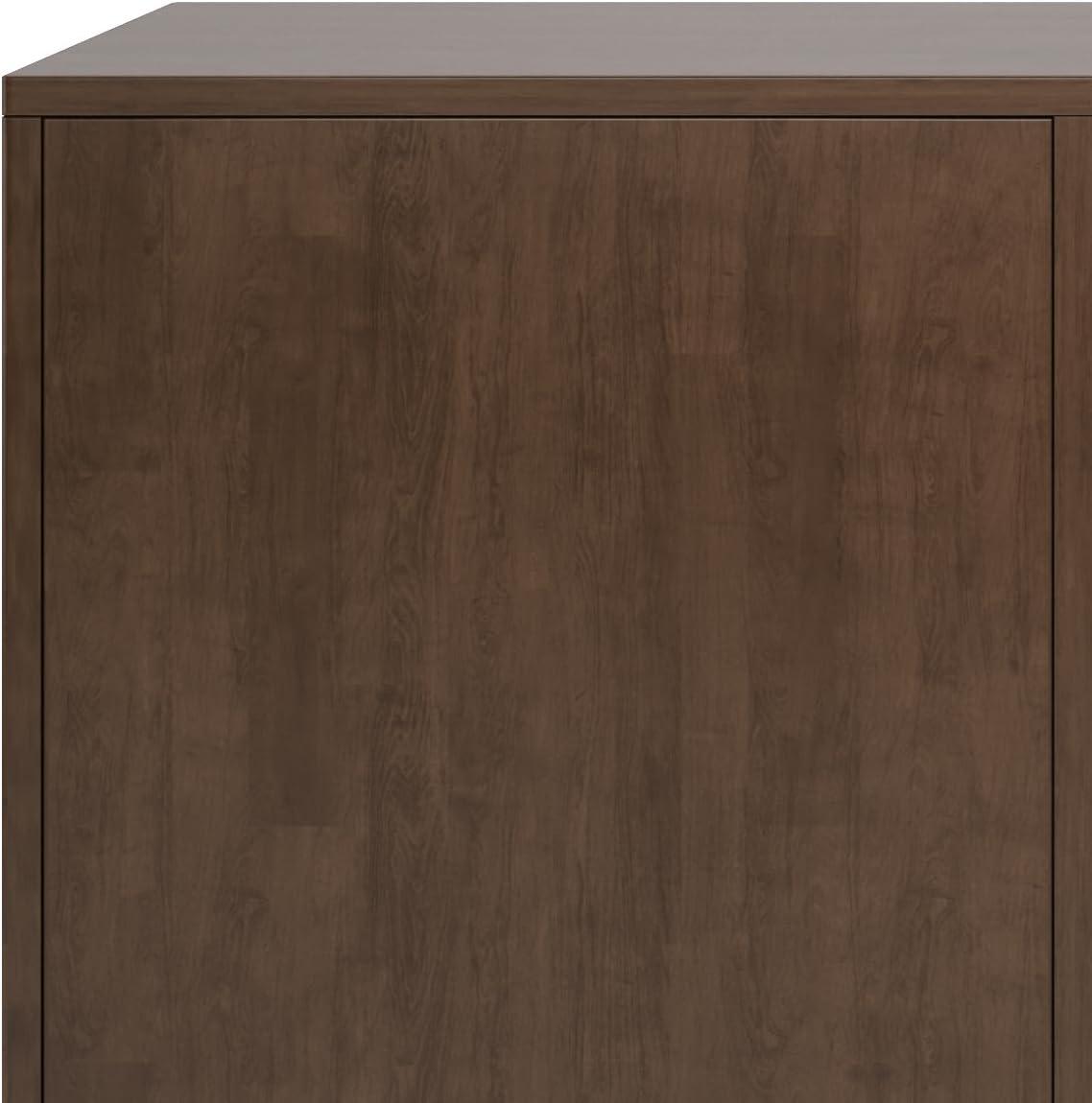 Harper SOLID HARDWOOD 60" Wide Design Sideboard Buffet in Walnut Brown