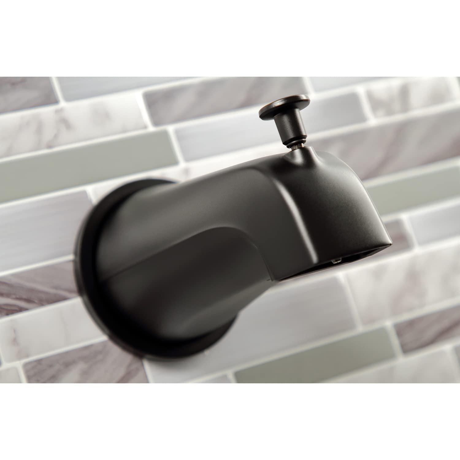 Kingston Brass NuvoFusion Double-Handle Tub and Shower Faucet