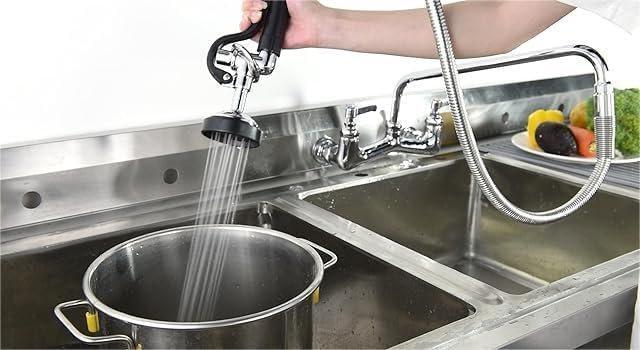 Stainless Steel Kitchen Spray Hose with Pull-out Sprayer