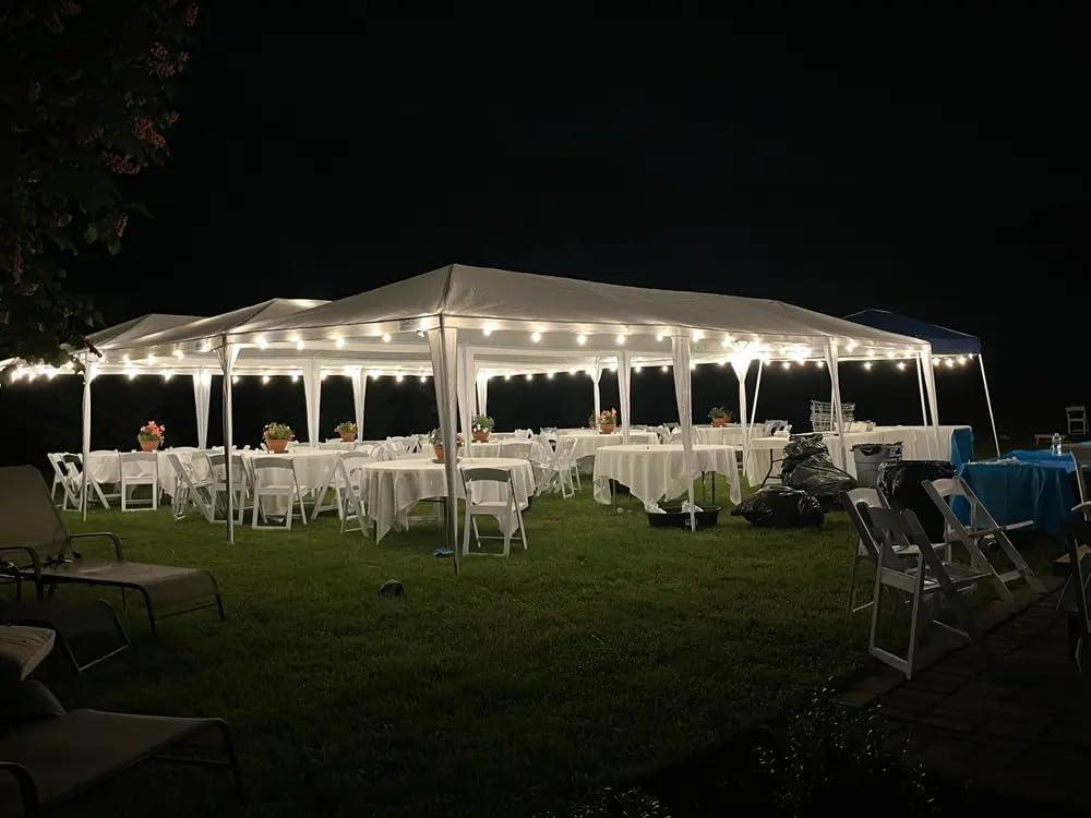 Ktaxon 10'x30' Canopy Tent Wedding Partywith Removable 5 Sidewall White