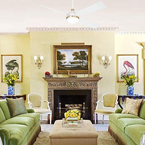 Minka Aire 54" 4 - Blade LED Standard Ceiling Fan with Remote Control and Light Kit Included