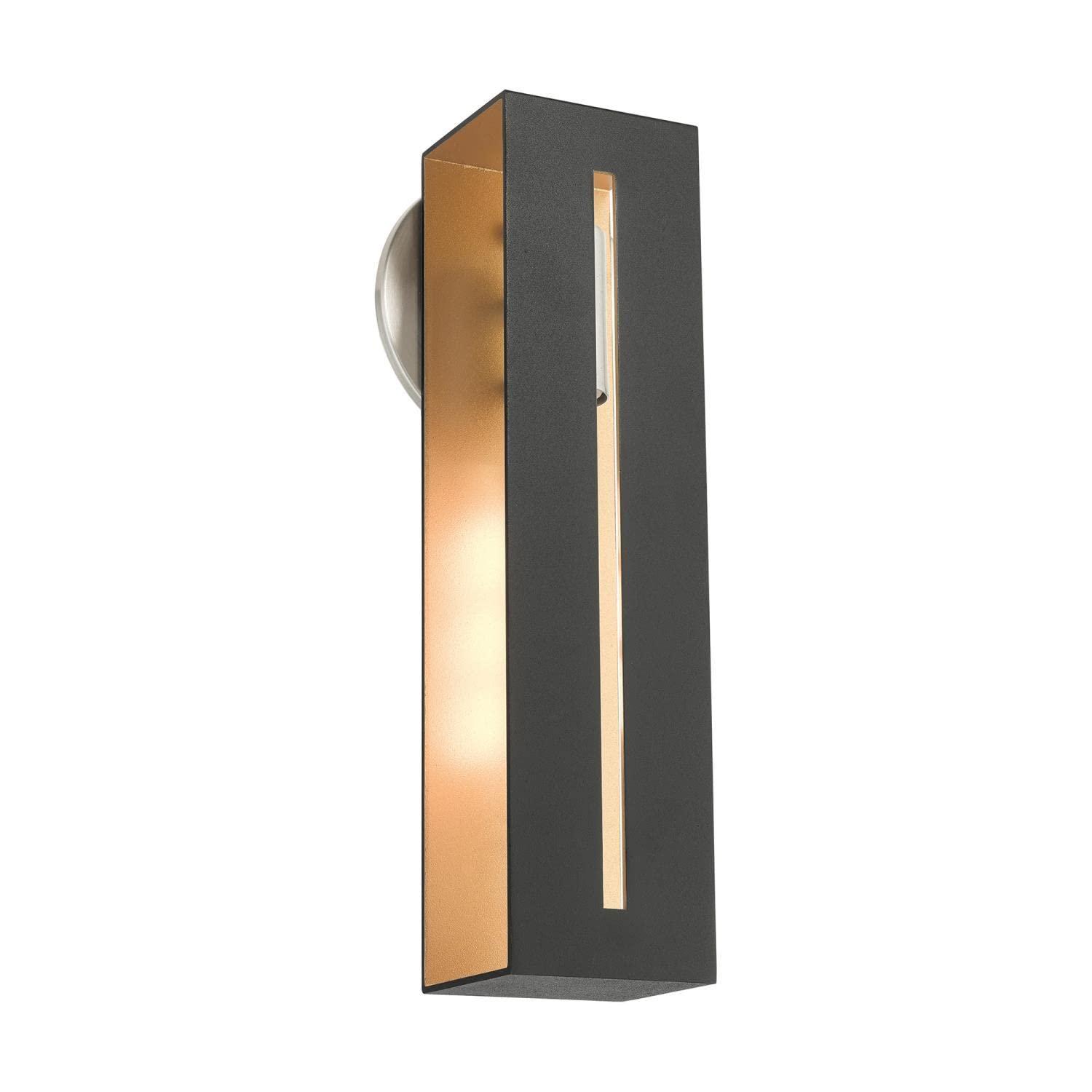Livex Lighting Soma 1 - Light Wall Light in  Textured Black