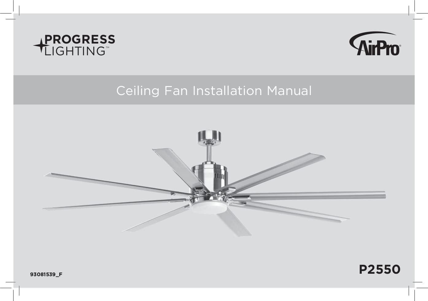 Vast Collection 72" 18W LED Eight Blade Fan