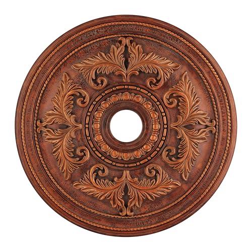 Livex Lighting Ceiling Medallion in Crackled Greek Bronze