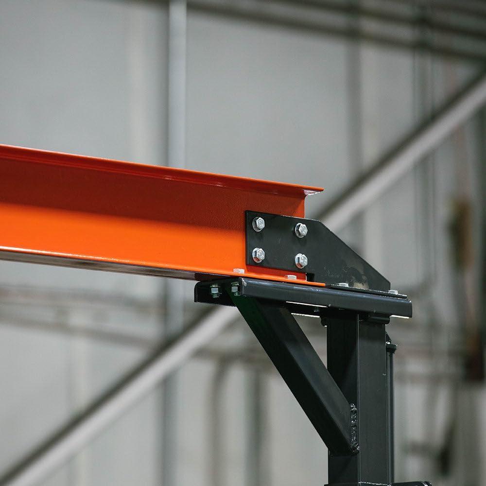 Titan Attachments Telescoping Gantry Crane, 1 Ton Capacity, Shop Hoist Lift