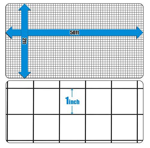 Black Vinyl Coated Welded Wire Mesh Fence, 2 ft x 50 ft