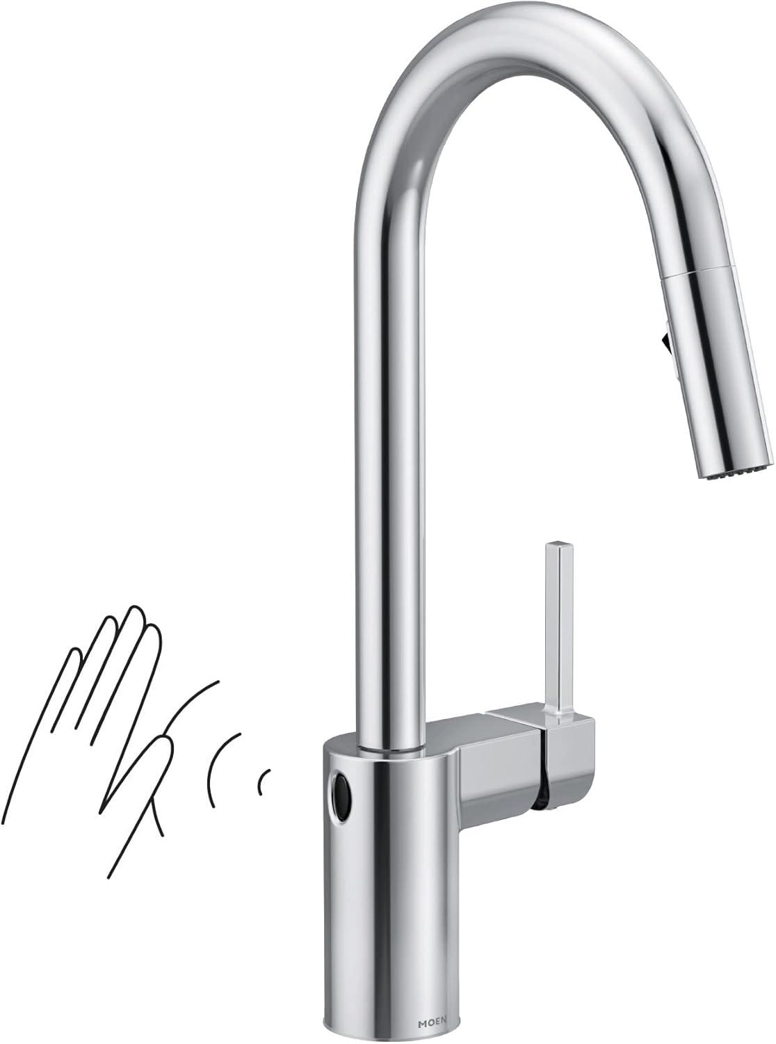 Moen Align MotionSense Wave Single Handle Pulldown Kitchen Faucet with Power Clean Technology