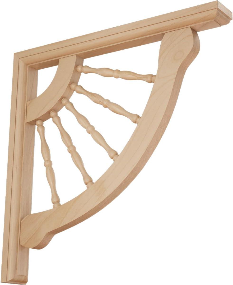 Ekena Millwork Crendon 12'' H x 1.50'' W x 12'' D Wood Bracket / Corbel