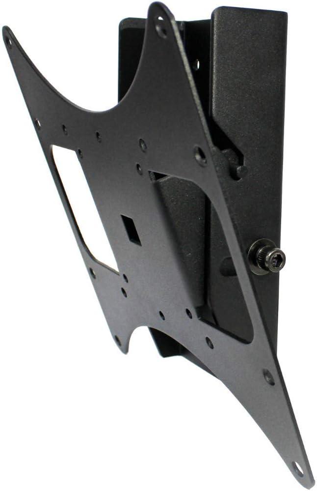 Black Low Profile Tilting TV Wall Mount for 42" TVs