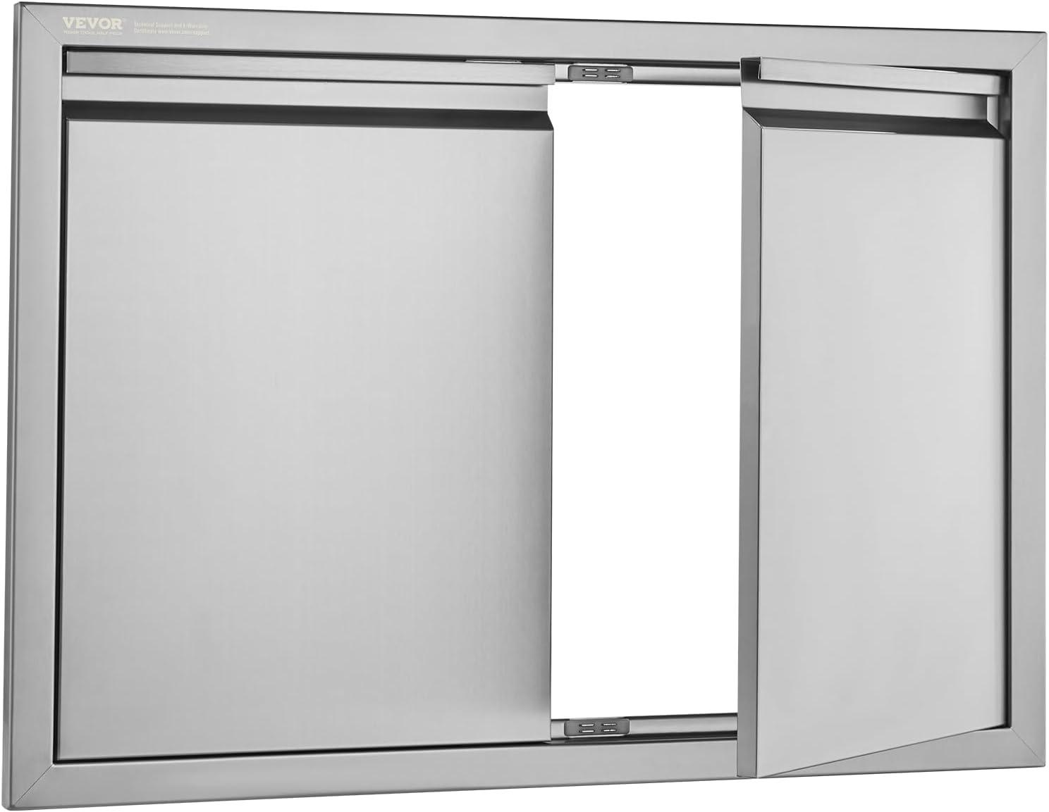 VEVOR 30x21 Inch BBQ Island Access Door Outdoor Kitchen Door Stainless Steel