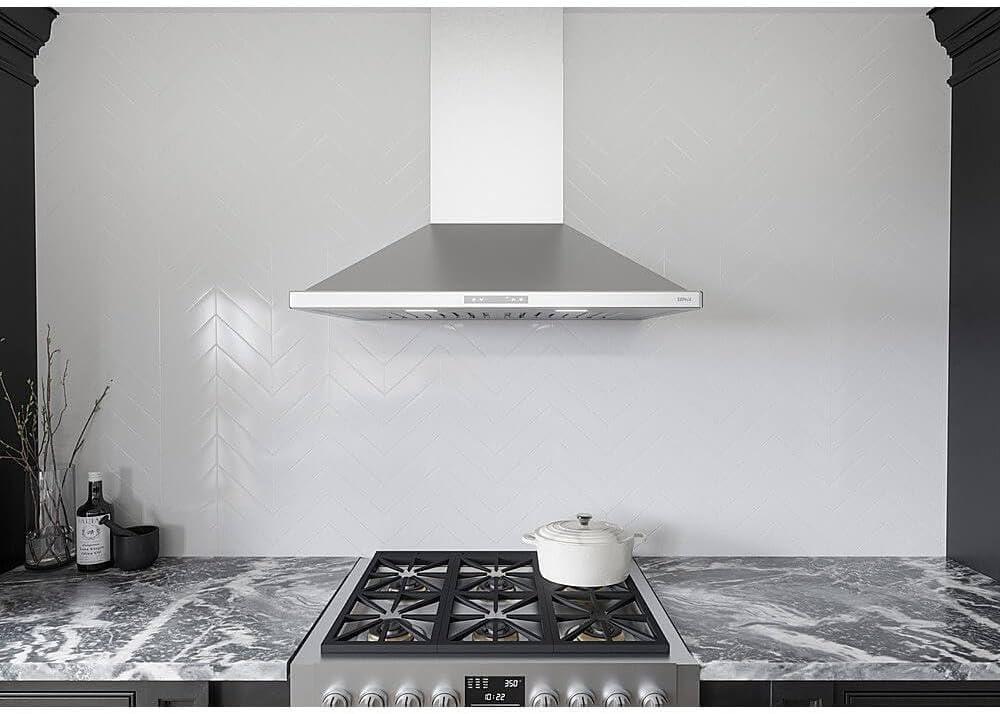 Zephyr Venezia 30" 700 CFM Wall Mount Range Hood with LED Light in Stainless Steel