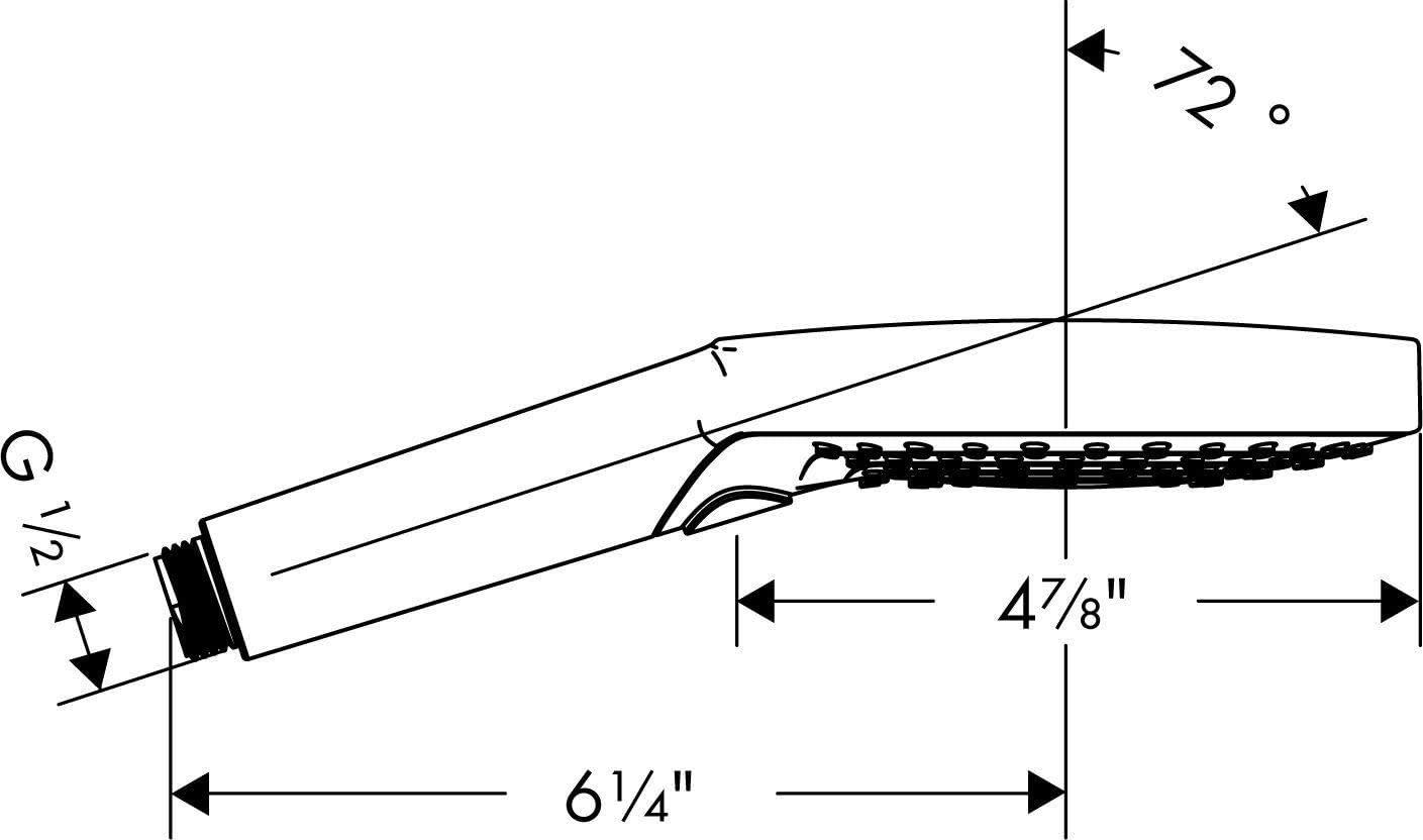 Raindance Handheld Shower Head