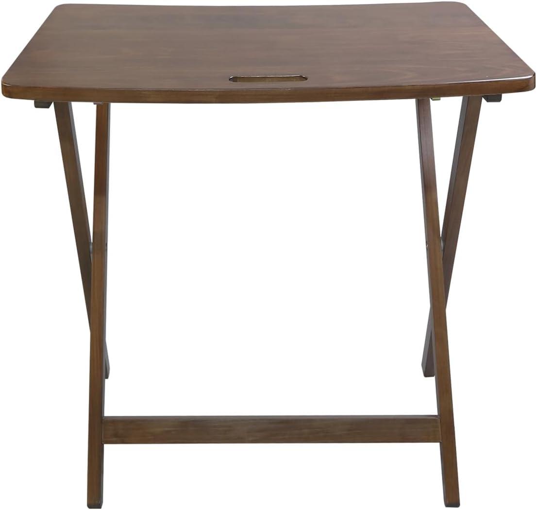 Arizona Folding Table with Solid American Gum - Walnut