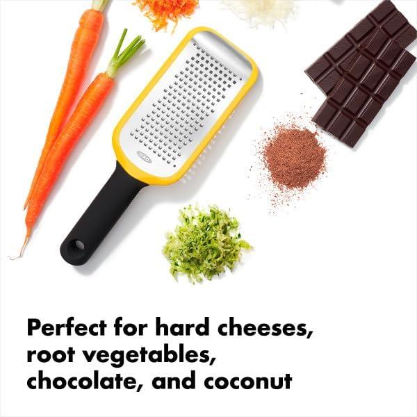 Yellow Rectangular Medium Stainless Steel Grater