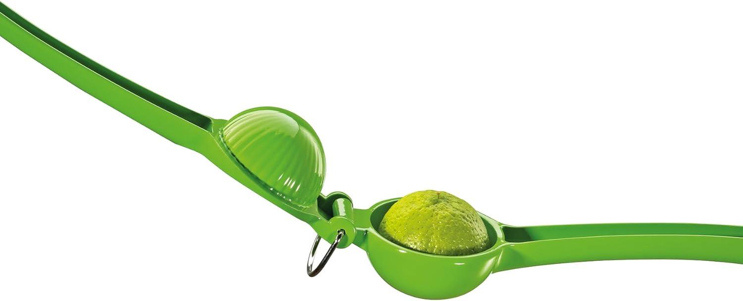 Cilio Aluminum Limetta Lime Squeezer, Green