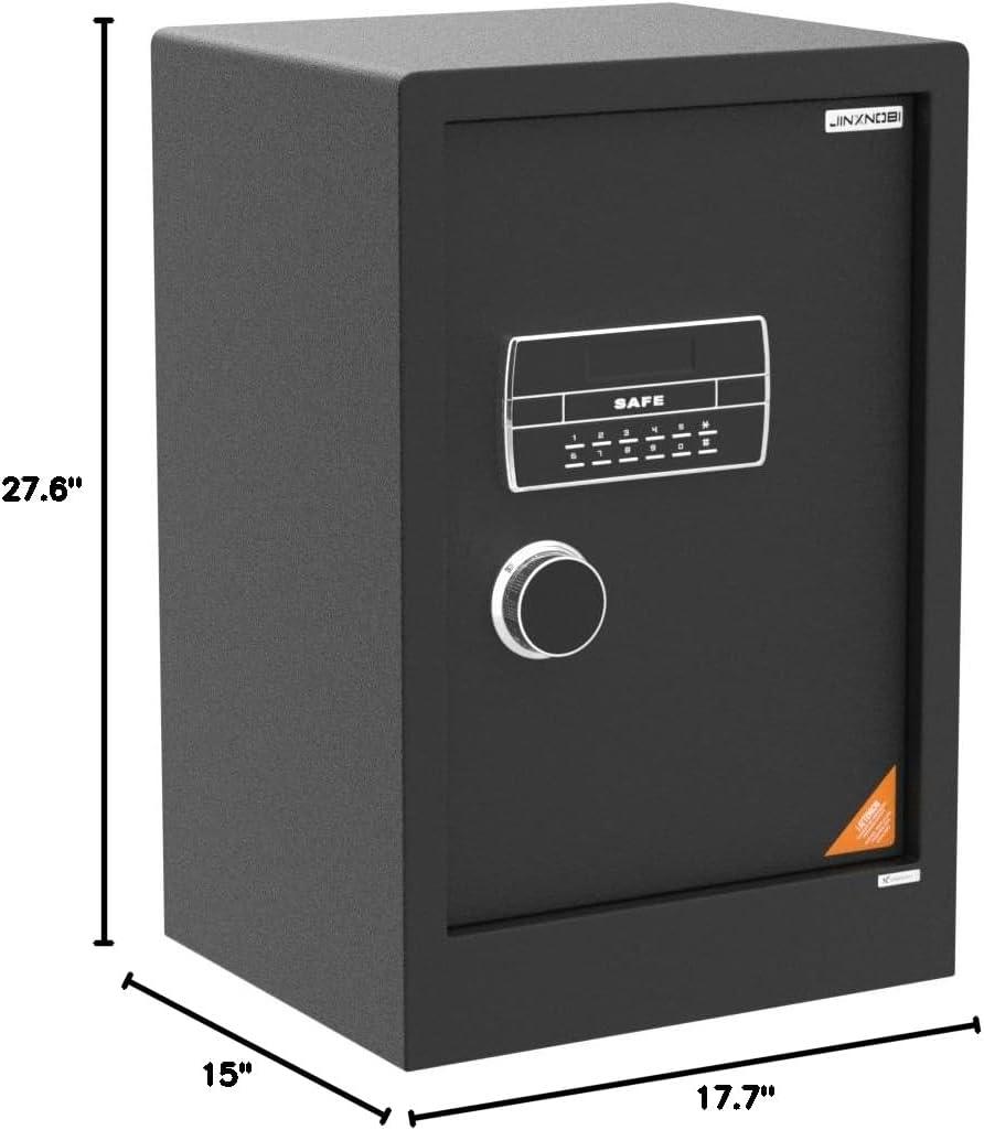 MASTER CRAFT WINDOW AND DOOR Large Safe Box ,4.2 Cubic Feet Home Safe Box With Fireproof Waterproof 27.6In Security Big Safe With Electronic Keypad Digital Lock For Office Hotel