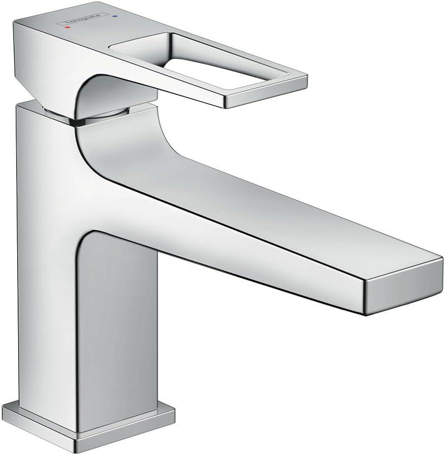 Sleek European Brushed Nickel Single Hole Bathroom Faucet