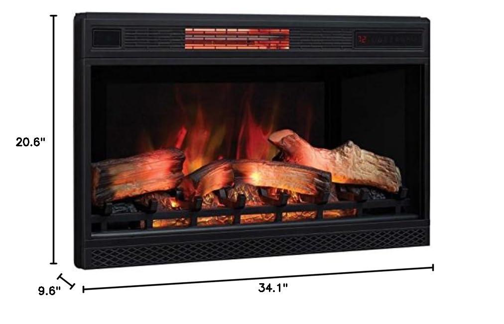 ClassicFlame 3D Spectrafire Plus 32" Infrared Electric Fireplace Insert - 32II042FGL