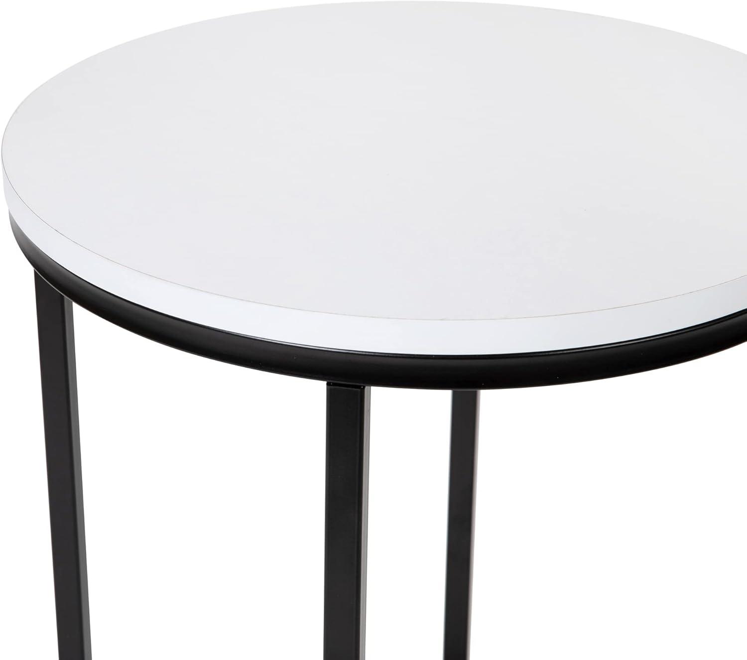 Flash Furniture Hampstead Collection End Table - Modern Laminate Accent Table with Crisscross Frame