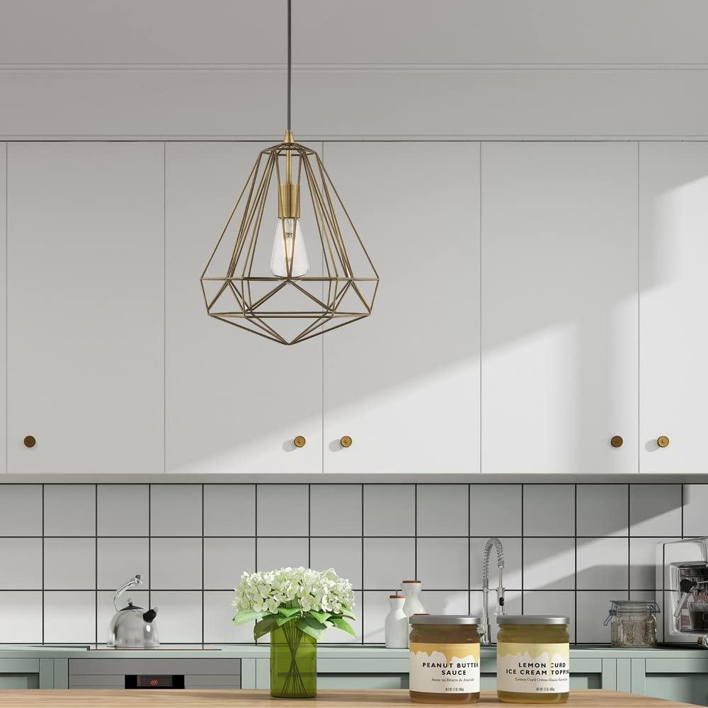 Livex Lighting Knox 1 - Light Pendant in  Shiny White
