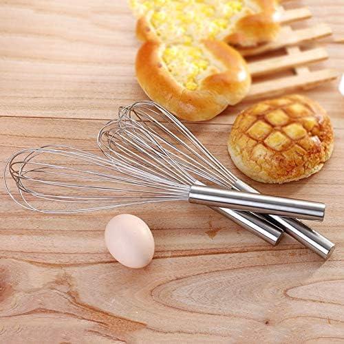 Stainless Steel Balloon Whisk Set with 3 Sizes