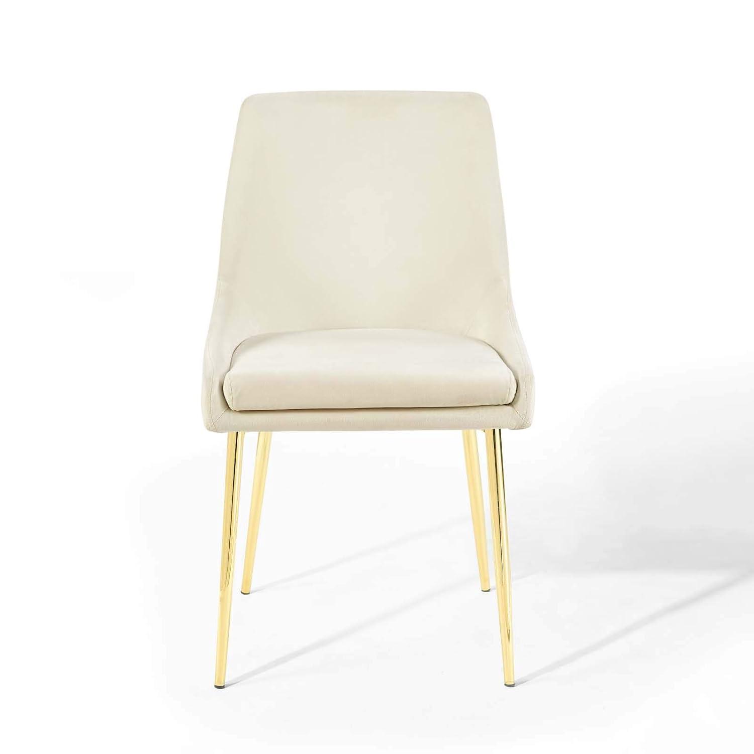 Modway Modway Viscount Performance Velvet Dining Chairs (Set of 2)