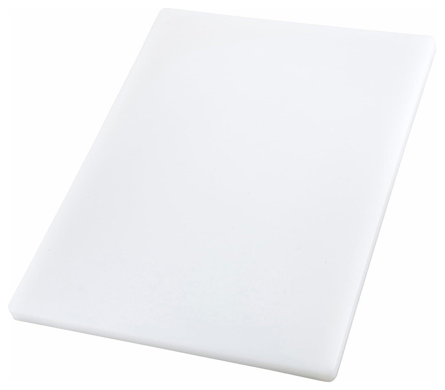 Winco Cutting Board, Rectangular, 18" x 24" x 1", White