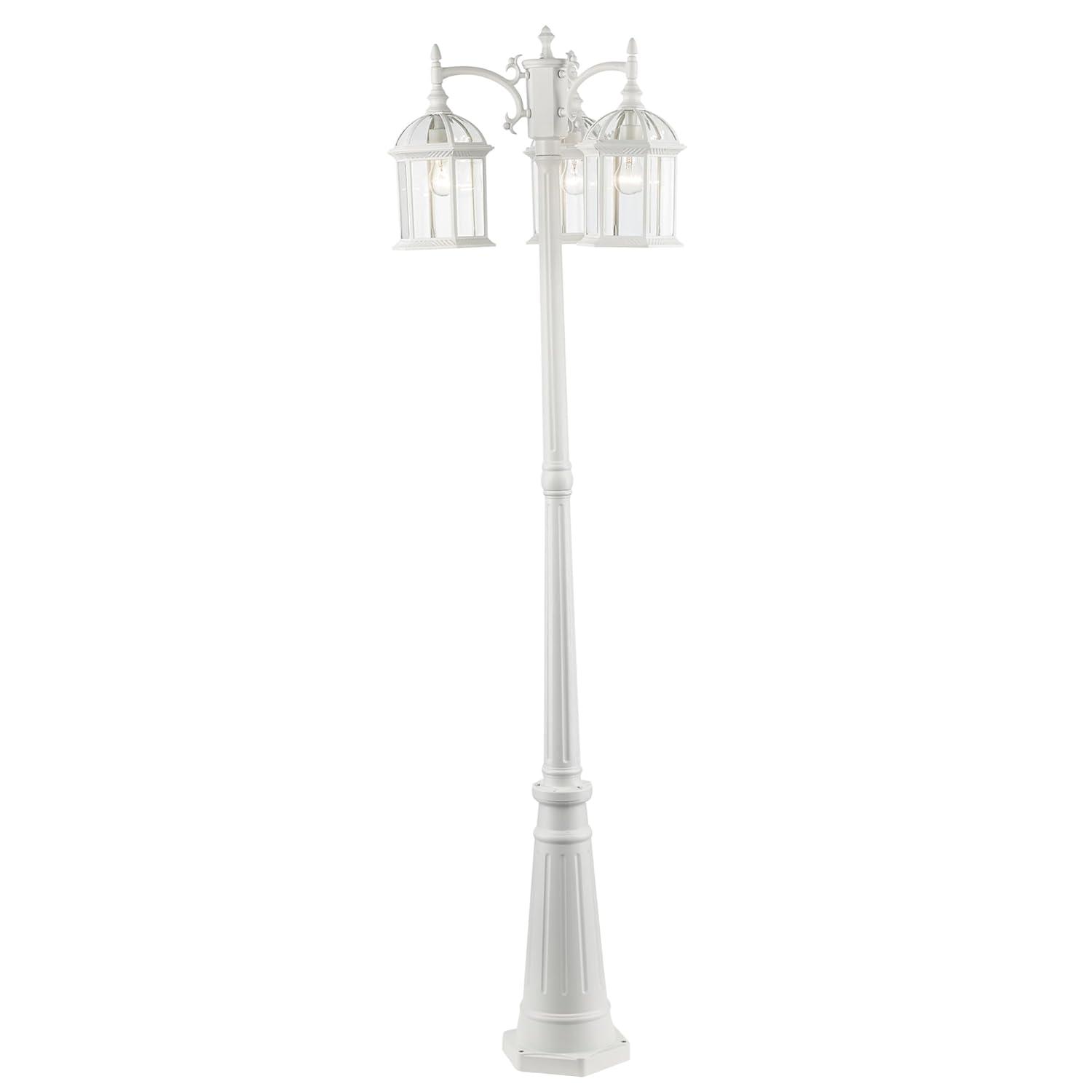Trans Globe Lighting 4189 3 Light Outdoor Post Lantern - Black