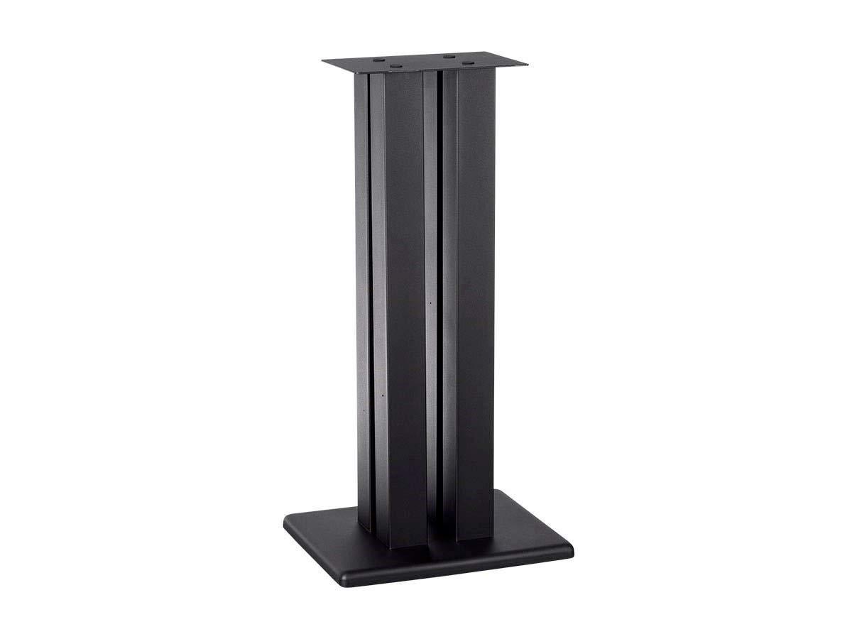 Monolith 24 Inch Speaker Stand (Each) - Black | Supports 75 lbs, Adjustable Spikes, Compatible With Bose, Polk, Sony, Yamaha, Pioneer and others