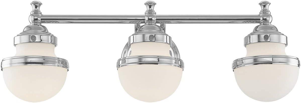Livex Lighting Oldwick 3 - Light Vanity in  Polished Chrome