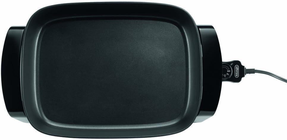 De'Longhi Electric Skillet with Tempered Glass Lid - Large Cooking Surface