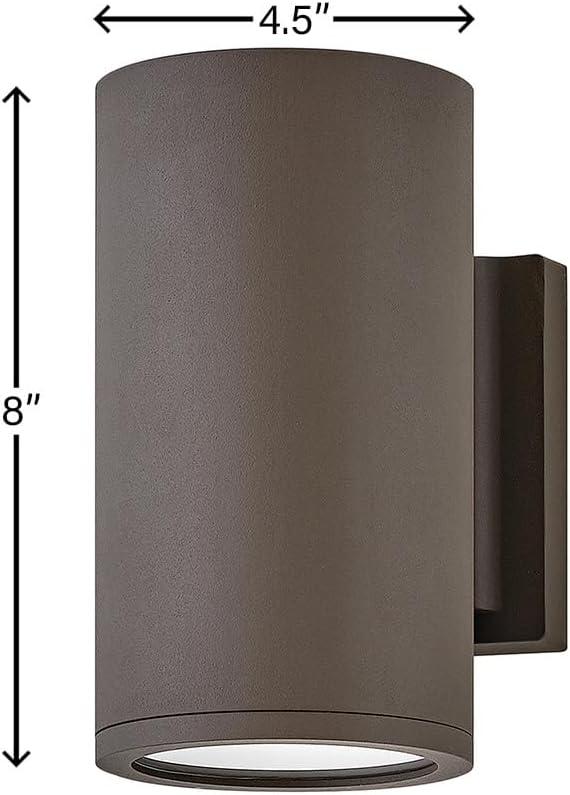 Silo 1 - Bulb 8" H Outdoor Armed Sconce