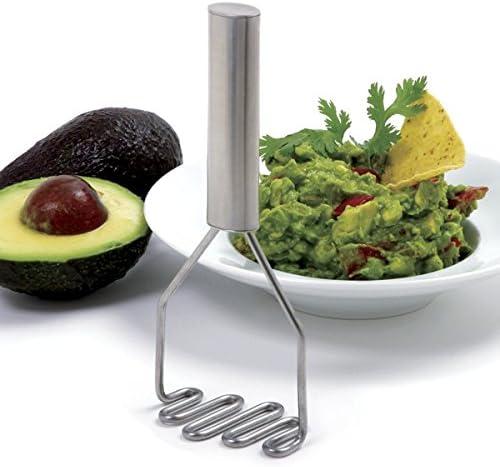 Compact Stainless Steel Avocado and Potato Masher