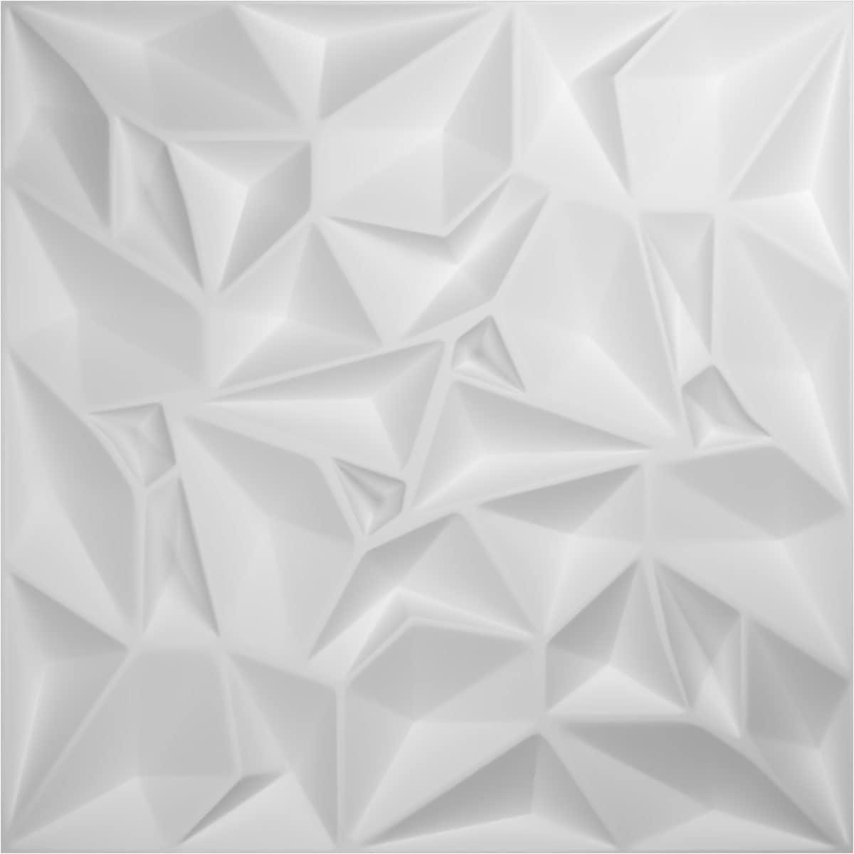 19 5/8"W x 19 5/8"H Leto EnduraWall Decorative 3D Wall Panel Covers 2.67 Sq. Ft.